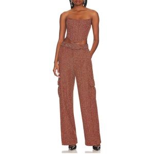 Matching Corset top and cargo pants 
Never worn, too small! Sold out everywhere